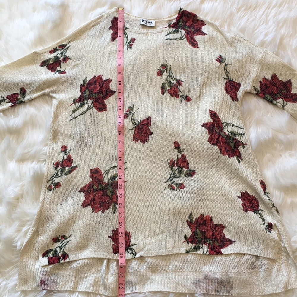 Show Me Your Mumu Bonfire Sweater in Winter Rose - Picture 6 of 16